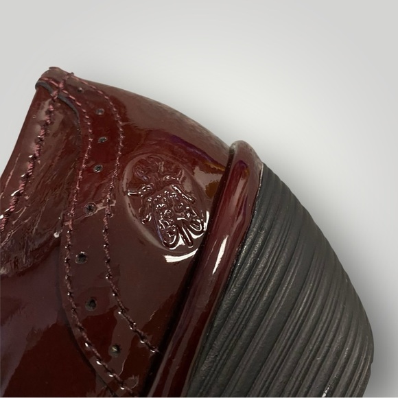 NWOT FLY LONDON Patent Leather Oxford Wedges Sz 37 - Picture 5 of 11